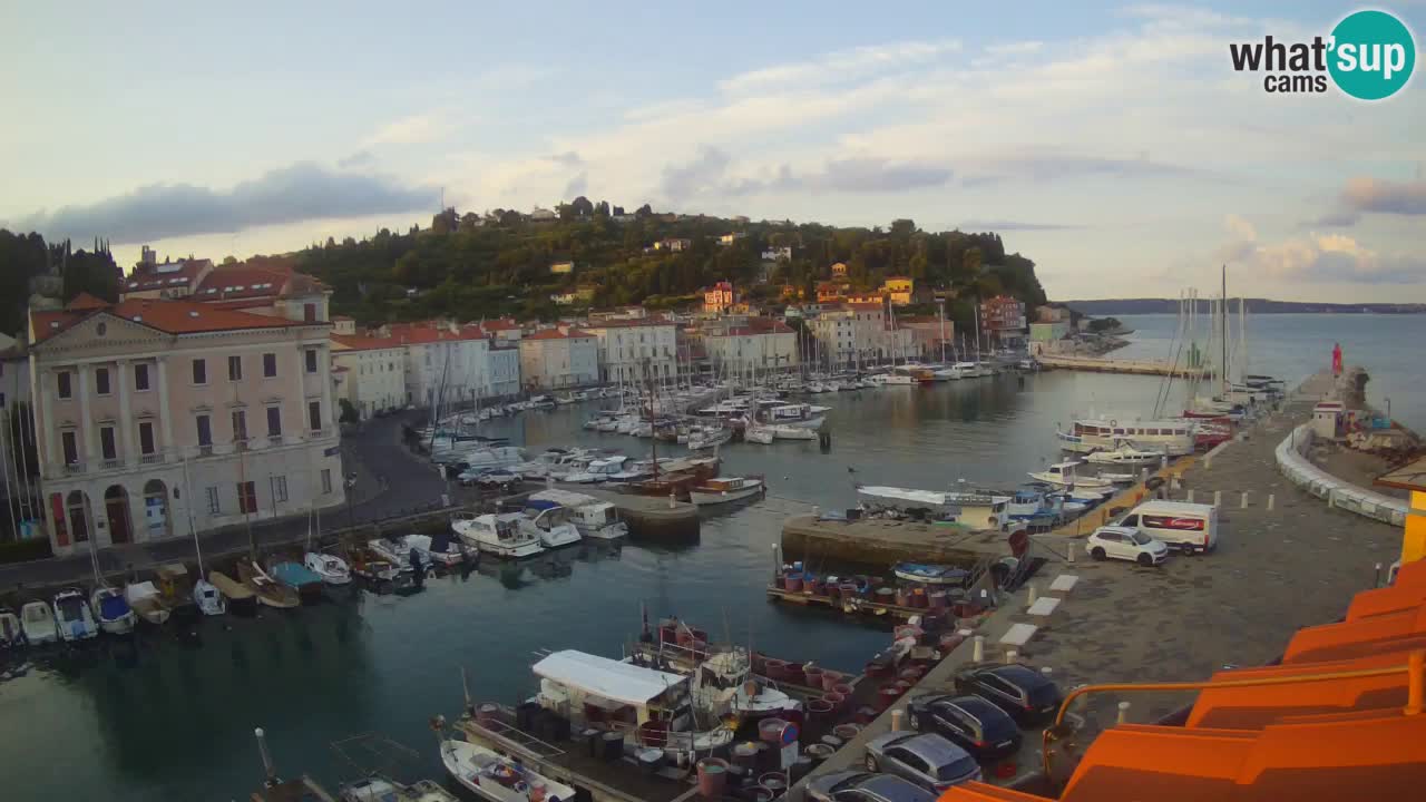 Live webcam from Piran “Mandrač” – Amazing live view from Villa Piranesi