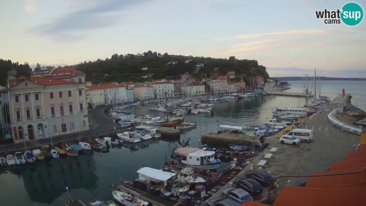Cámara web en vivo desde Piran “Mandrač” – Increíble vista en vivo desde Villa Piranesi