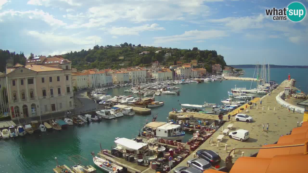 Live webcam from Piran “Mandrač” – Amazing live view from Villa Piranesi