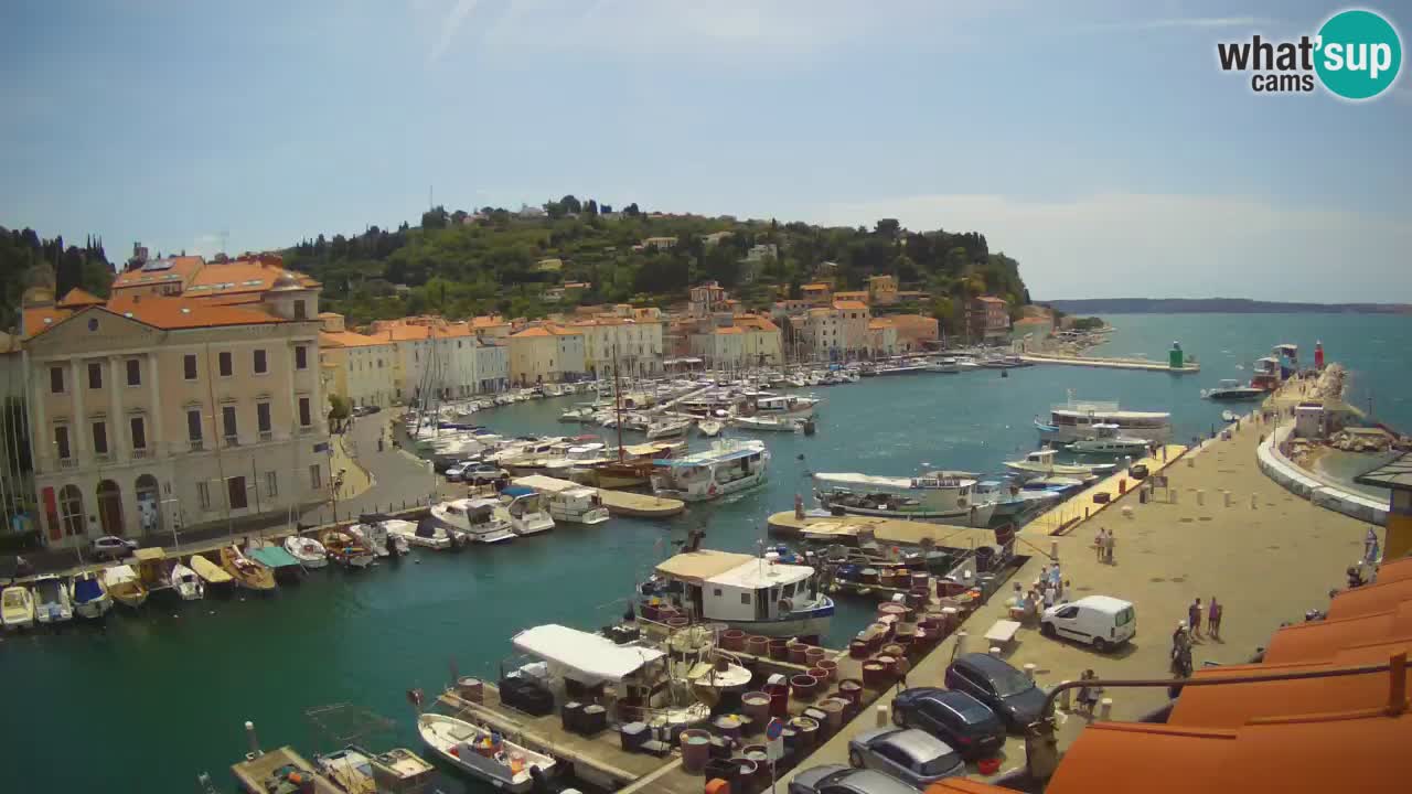 Live-Webcam aus Piran “Mandrač” – Erstaunliche Live-Ansicht von Villa Piranesi