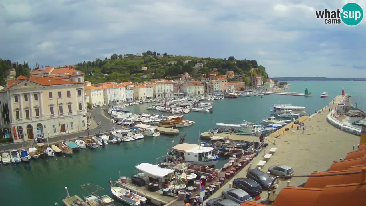 Live webcam from Piran “Mandrač” – Amazing live view from Villa Piranesi