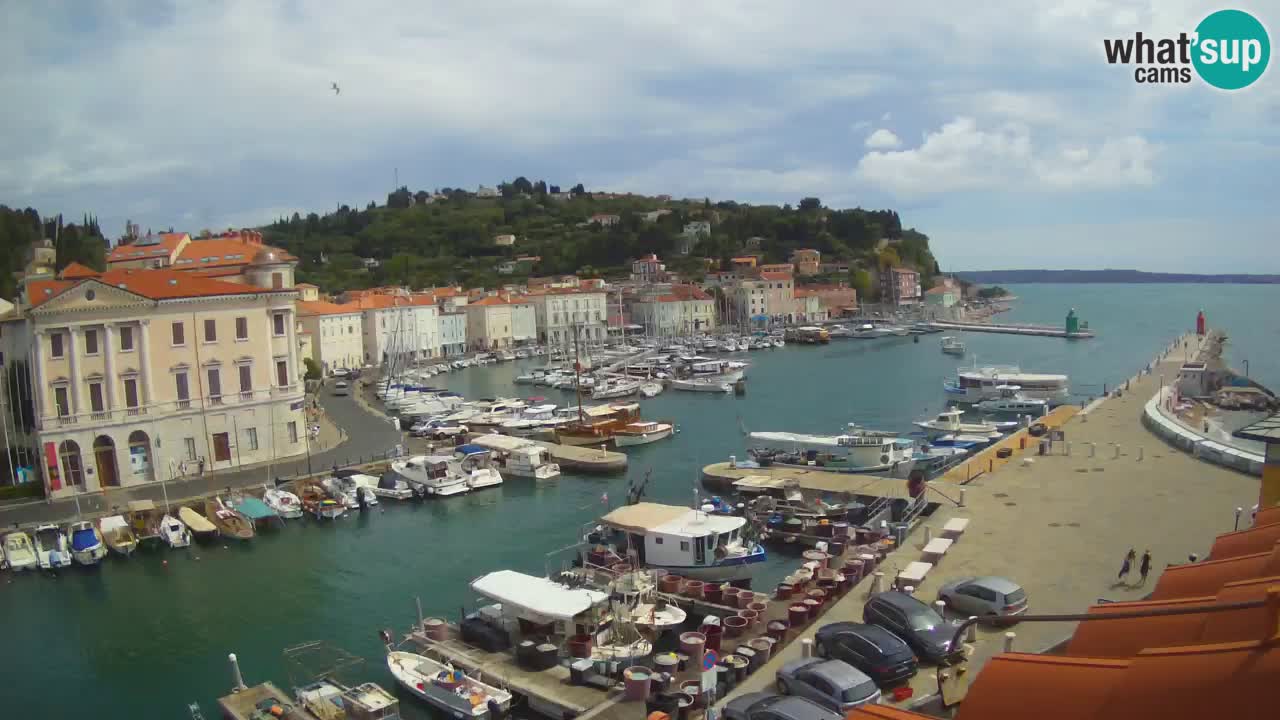 Live webcam from Piran “Mandrač” – Amazing live view from Villa Piranesi