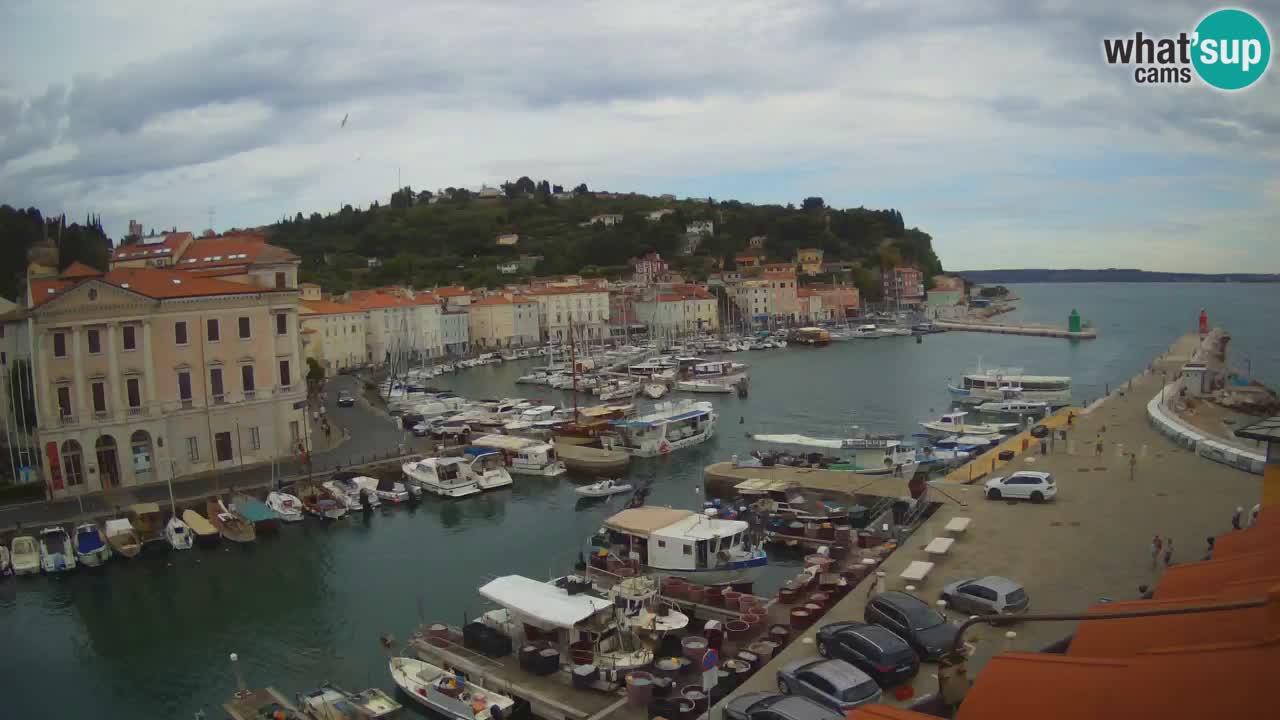 Cámara web en vivo desde Piran “Mandrač” – Increíble vista en vivo desde Villa Piranesi