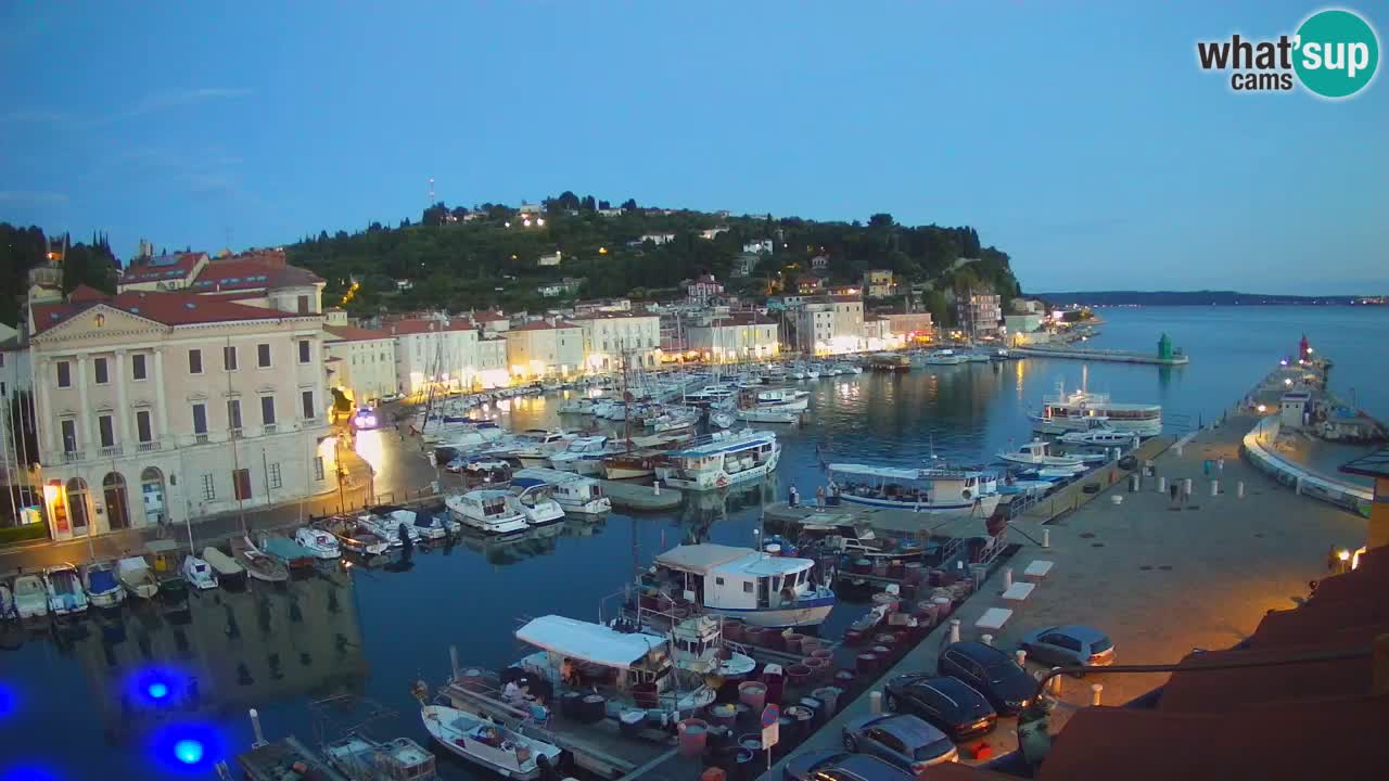Live webcam from Piran “Mandrač” – Amazing live view from Villa Piranesi