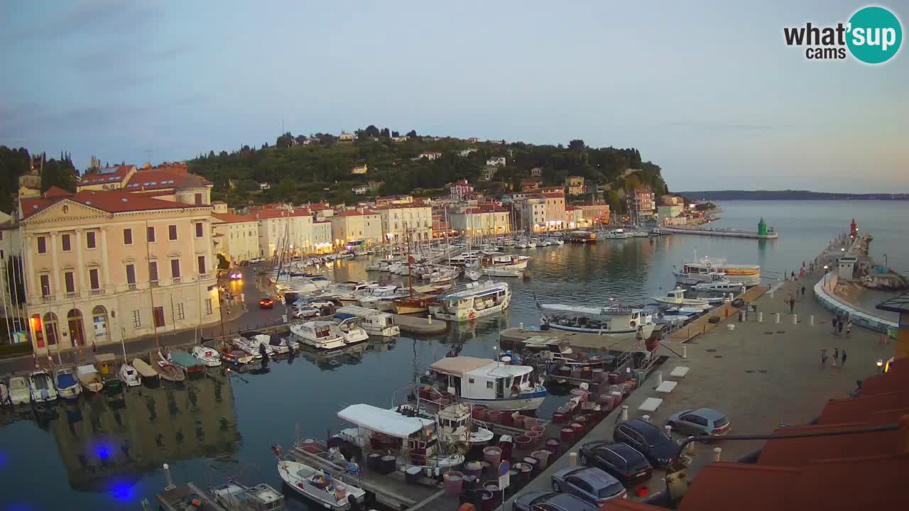 Live-Webcam aus Piran “Mandrač” – Erstaunliche Live-Ansicht von Villa Piranesi