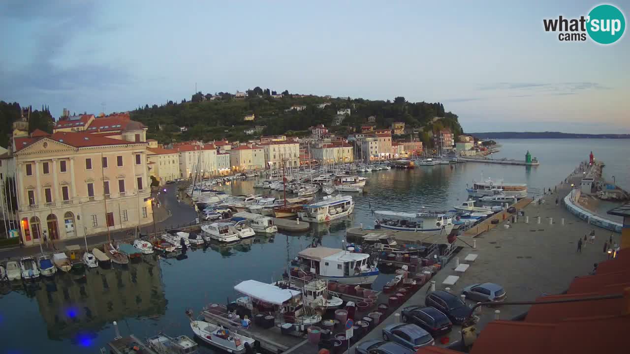 Cámara web en vivo desde Piran “Mandrač” – Increíble vista en vivo desde Villa Piranesi