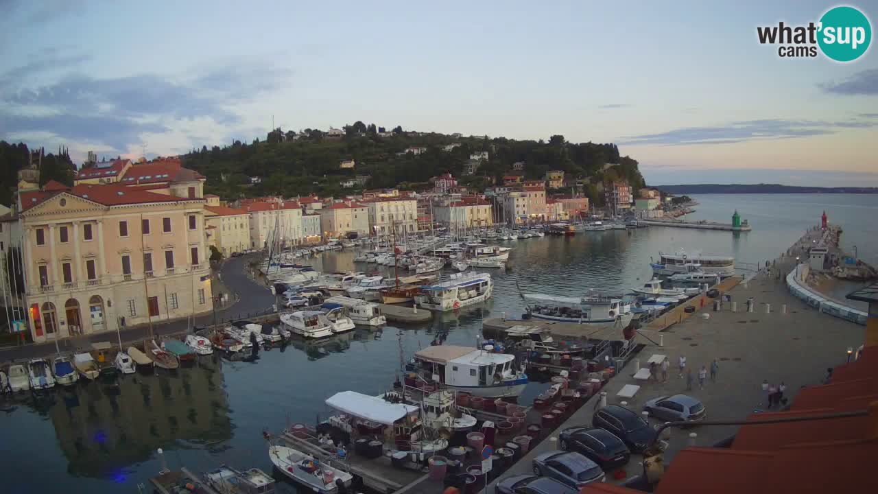 Live-Webcam aus Piran “Mandrač” – Erstaunliche Live-Ansicht von Villa Piranesi