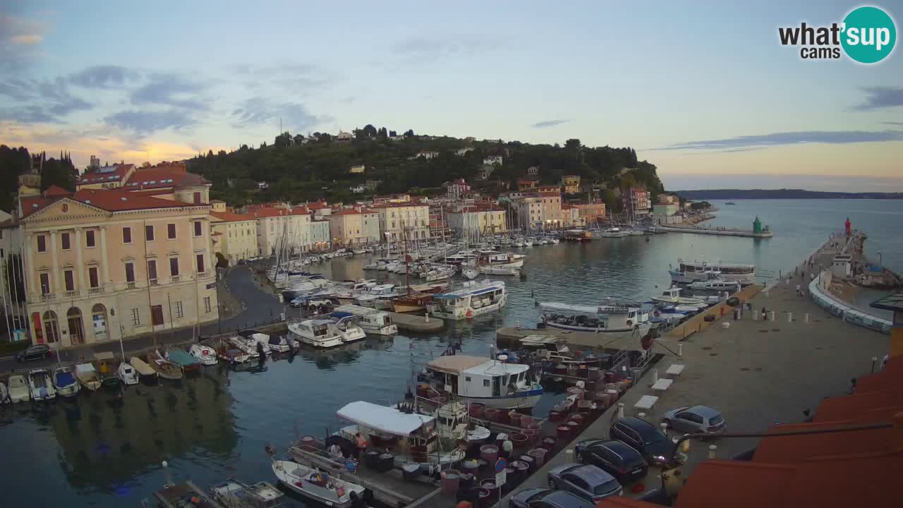 Cámara web en vivo desde Piran “Mandrač” – Increíble vista en vivo desde Villa Piranesi