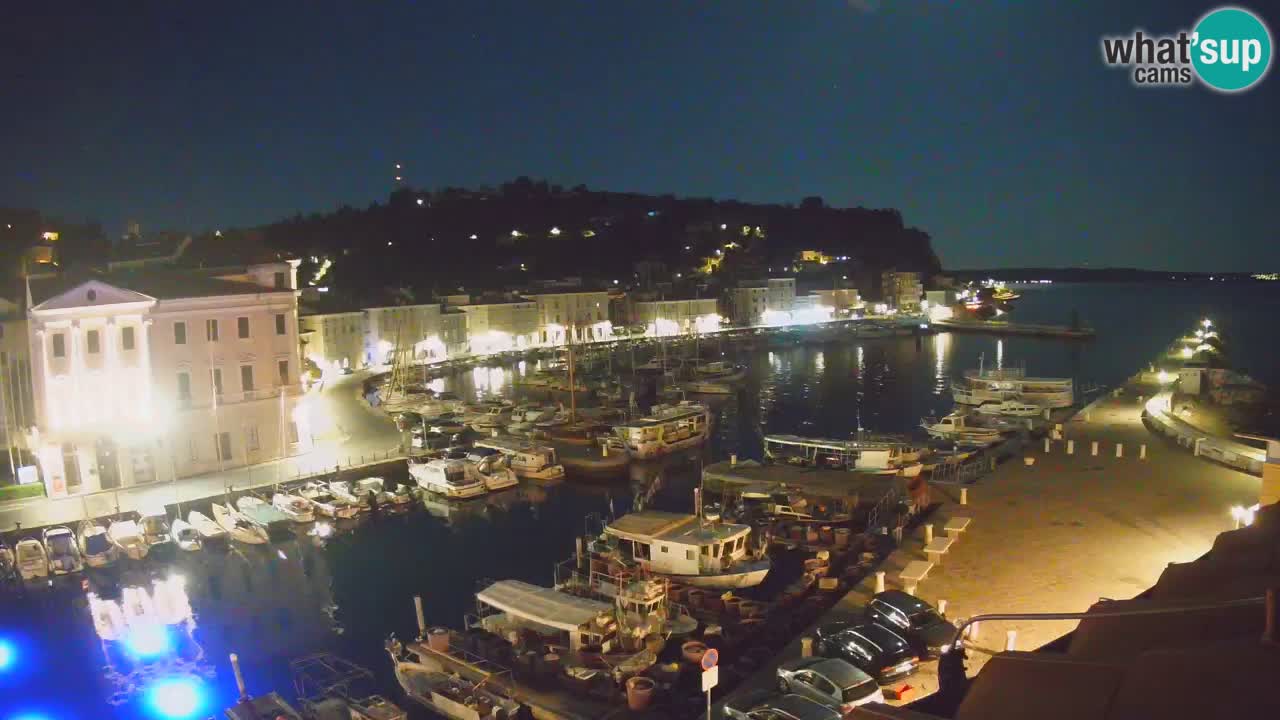 Live webcam da Pirano “Mandrač” – Splendida vista live da Villa Piranesi