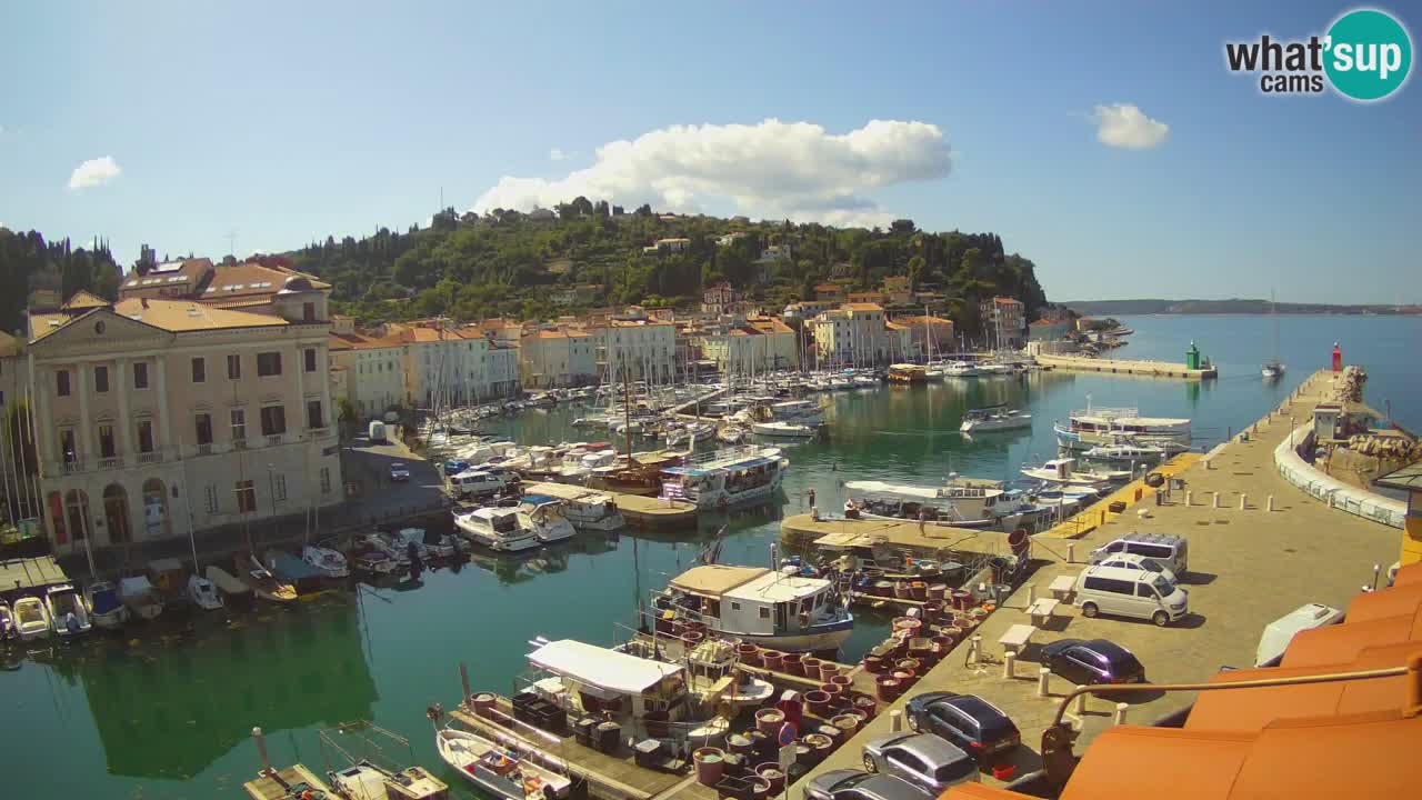 Cámara web en vivo desde Piran “Mandrač” – Increíble vista en vivo desde Villa Piranesi
