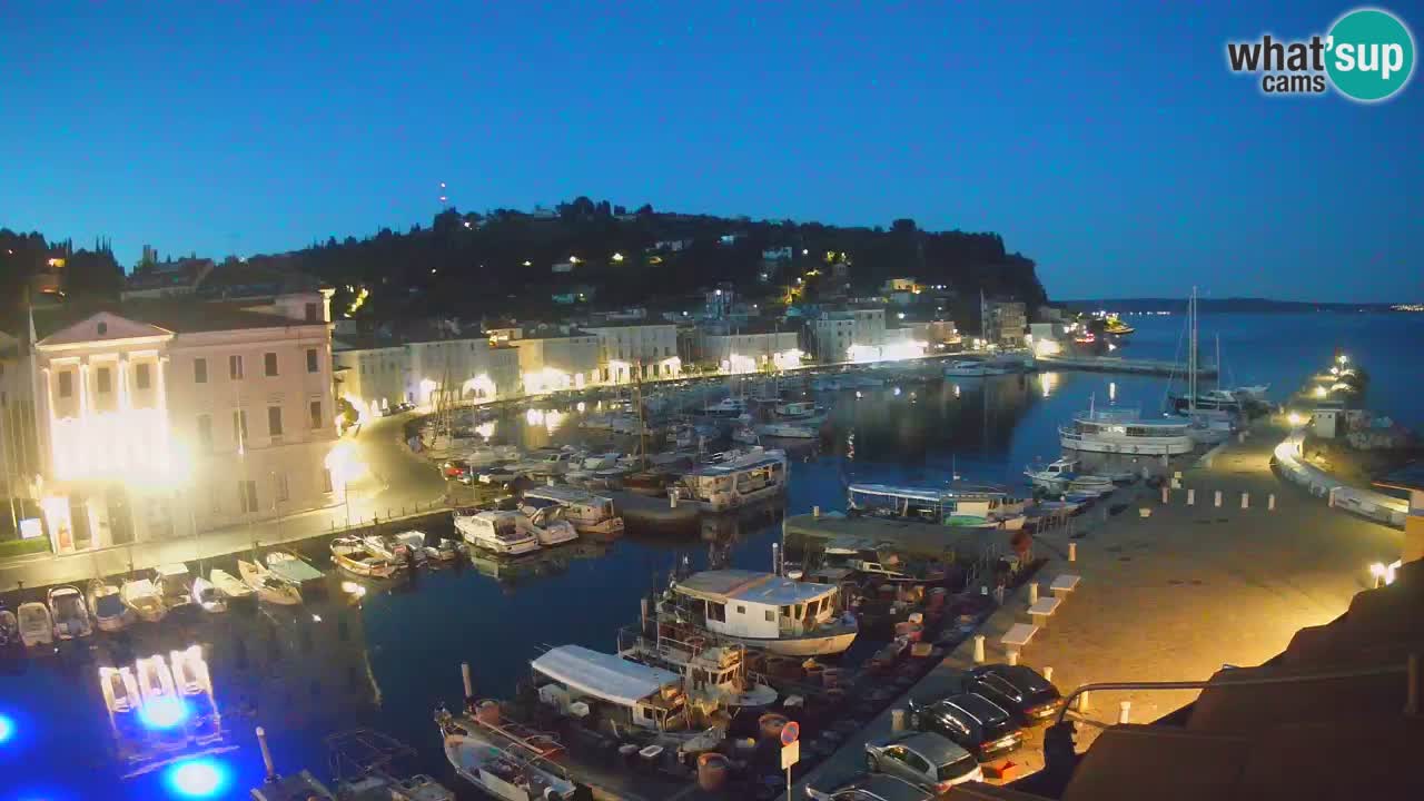 Cámara web en vivo desde Piran “Mandrač” – Increíble vista en vivo desde Villa Piranesi