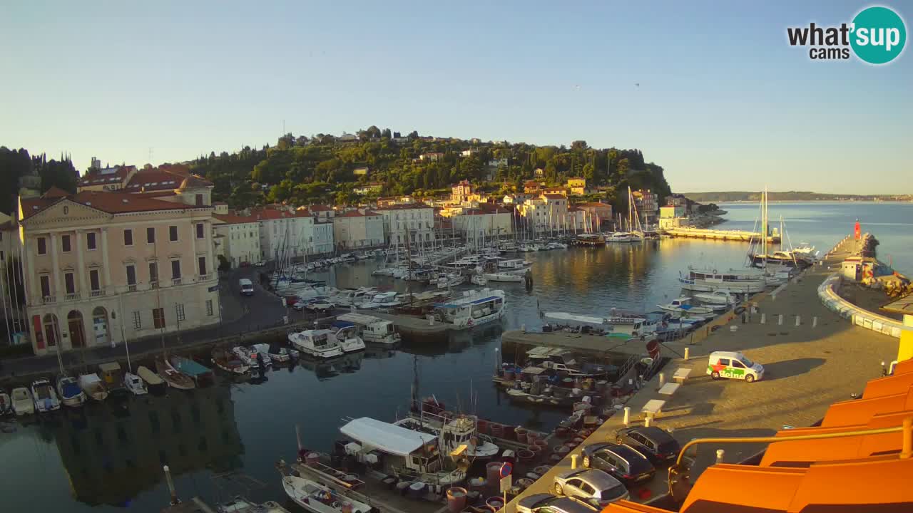 Live webcam from Piran “Mandrač” – Amazing live view from Villa Piranesi