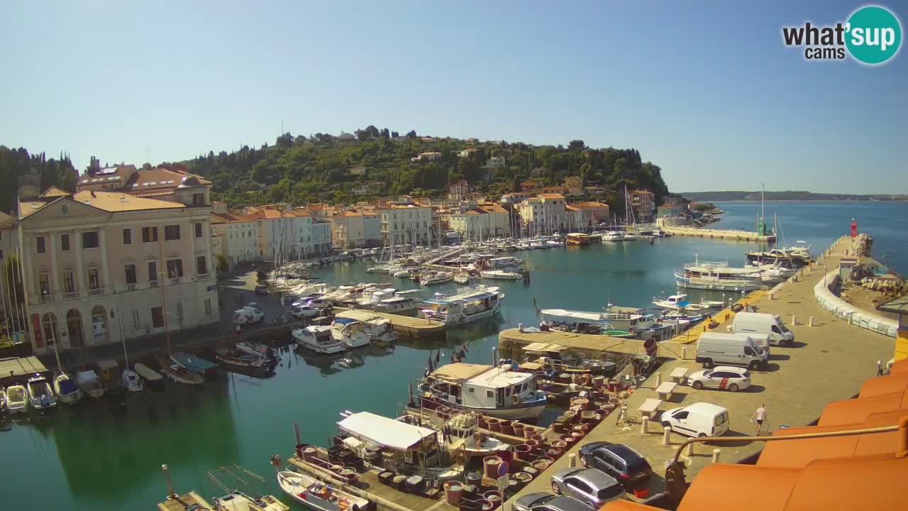 Live webcam from Piran “Mandrač” – Amazing live view from Villa Piranesi