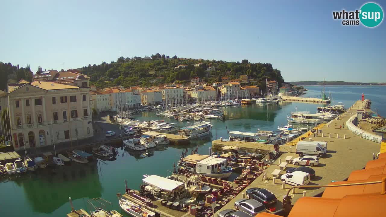 Cámara web en vivo desde Piran “Mandrač” – Increíble vista en vivo desde Villa Piranesi