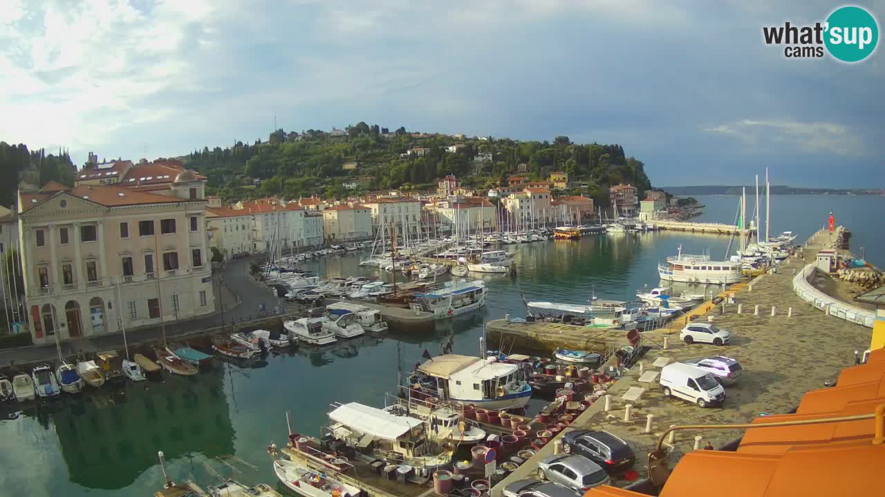 Cámara web en vivo desde Piran “Mandrač” – Increíble vista en vivo desde Villa Piranesi