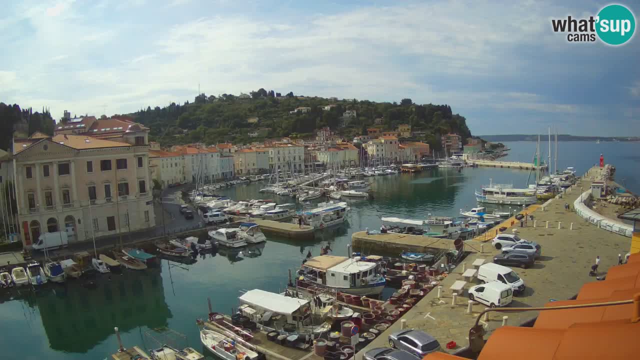 Cámara web en vivo desde Piran “Mandrač” – Increíble vista en vivo desde Villa Piranesi