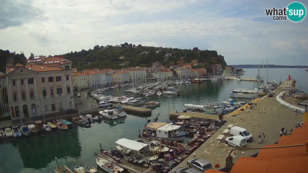 Live-Webcam aus Piran “Mandrač” – Erstaunliche Live-Ansicht von Villa Piranesi