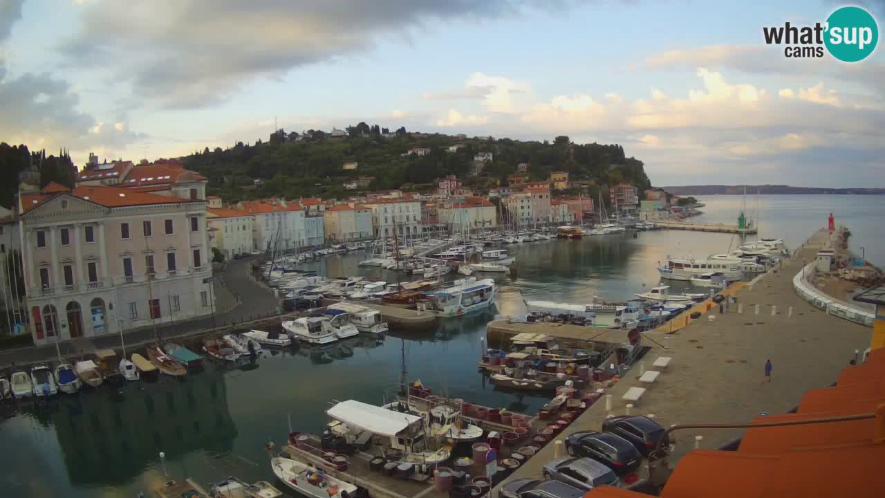 Live webcam from Piran “Mandrač” – Amazing live view from Villa Piranesi