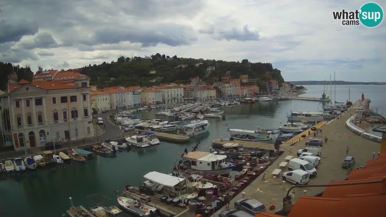 Live webcam da Pirano “Mandrač” – Splendida vista live da Villa Piranesi
