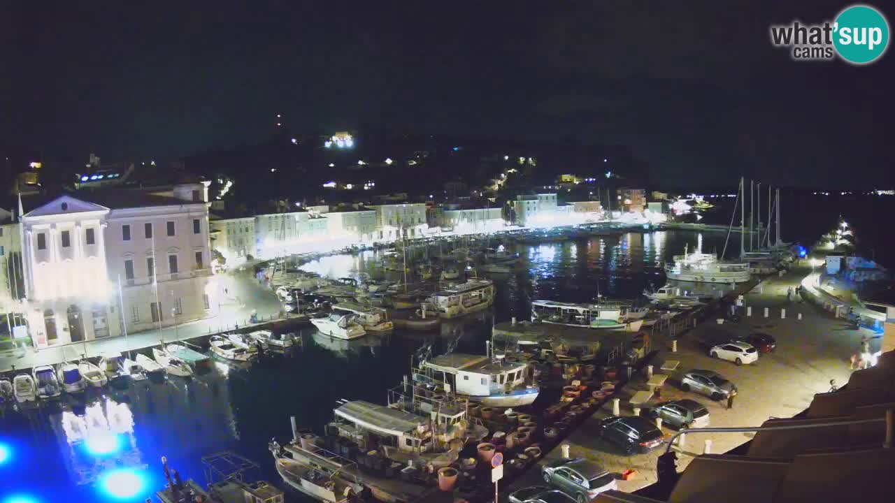 Live-Webcam aus Piran “Mandrač” – Erstaunliche Live-Ansicht von Villa Piranesi