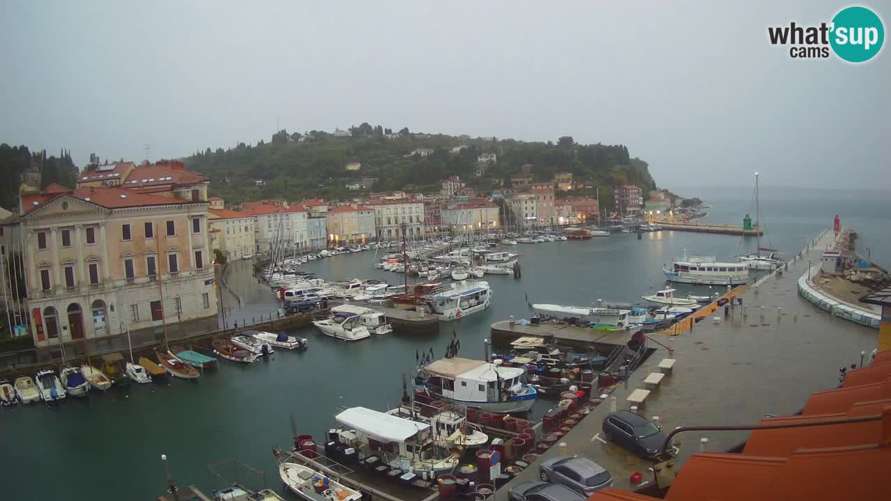 Live webcam from Piran “Mandrač” – Amazing live view from Villa Piranesi