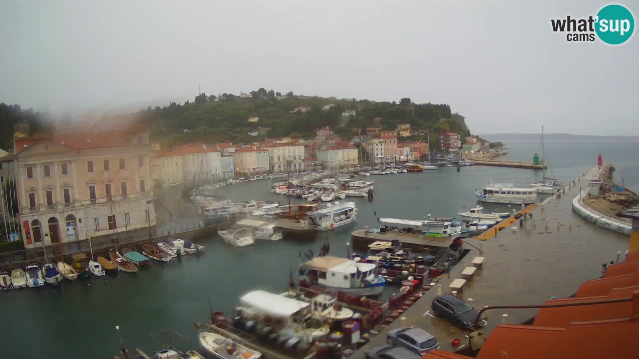 Live webcam from Piran “Mandrač” – Amazing live view from Villa Piranesi