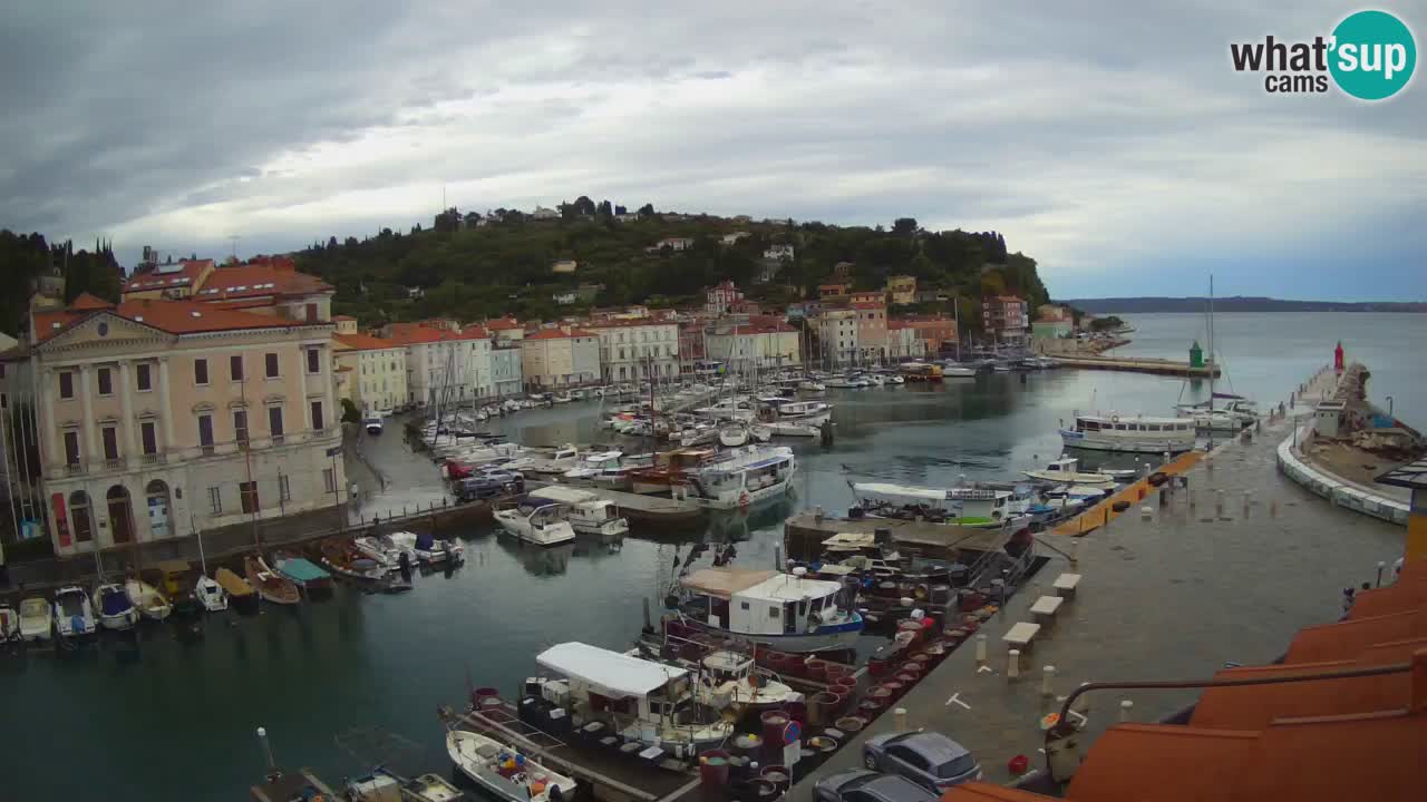 Live webcam from Piran “Mandrač” – Amazing live view from Villa Piranesi