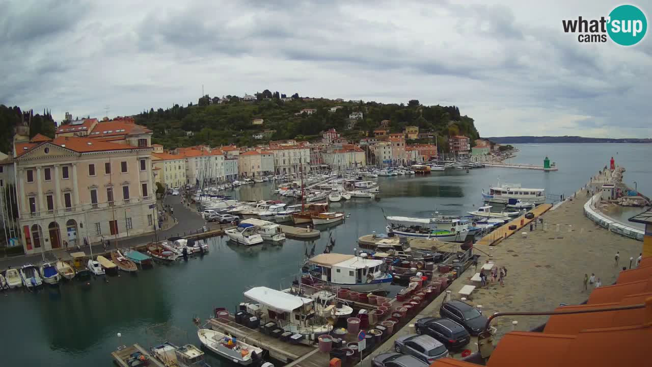 Live webcam from Piran “Mandrač” – Amazing live view from Villa Piranesi