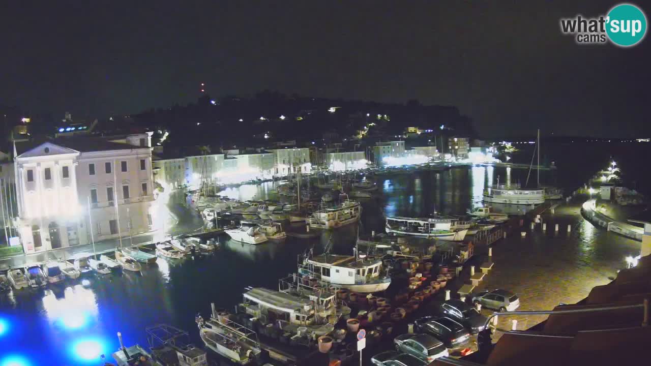 Live webcam da Pirano “Mandrač” – Splendida vista live da Villa Piranesi