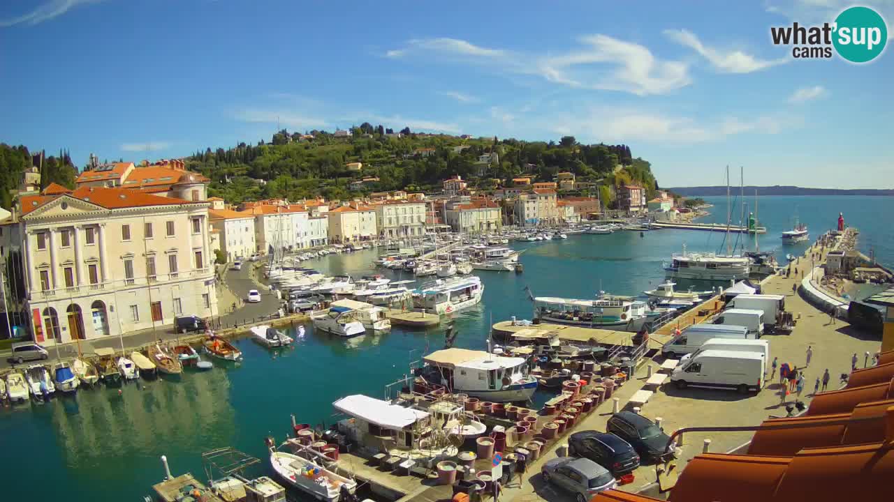 Web kamera uživo iz Pirana “Mandrač” – Nevjerojatan pogled uživo iz Ville Piranesi