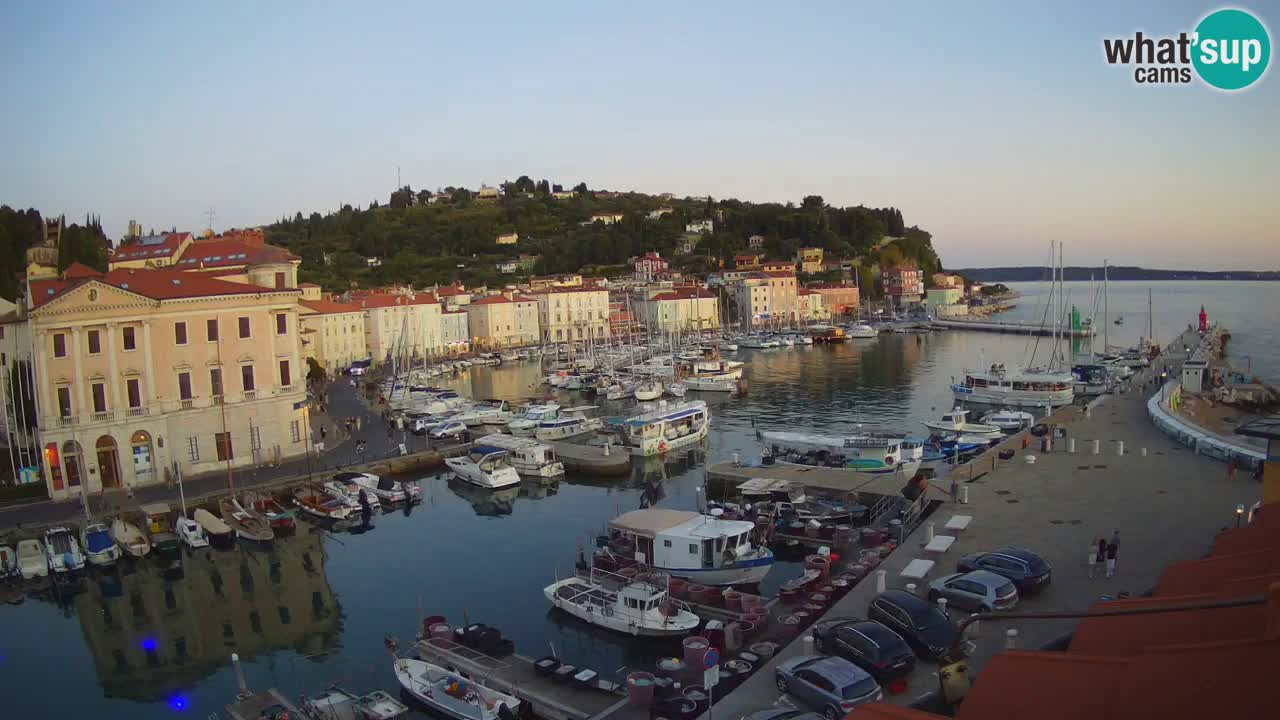 Live webcam from Piran “Mandrač” – Amazing live view from Villa Piranesi