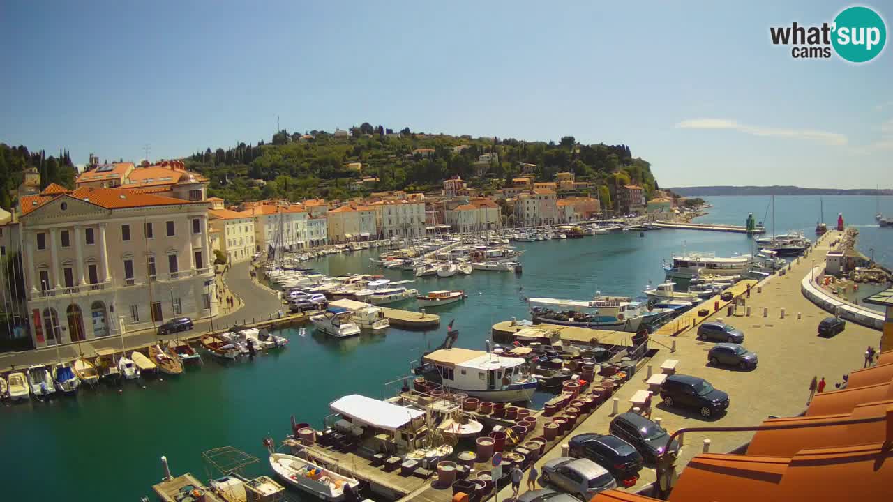 Live-Webcam aus Piran “Mandrač” – Erstaunliche Live-Ansicht von Villa Piranesi