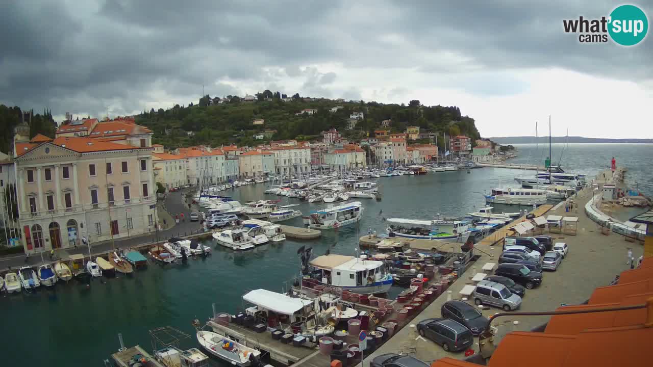 Live-Webcam aus Piran “Mandrač” – Erstaunliche Live-Ansicht von Villa Piranesi