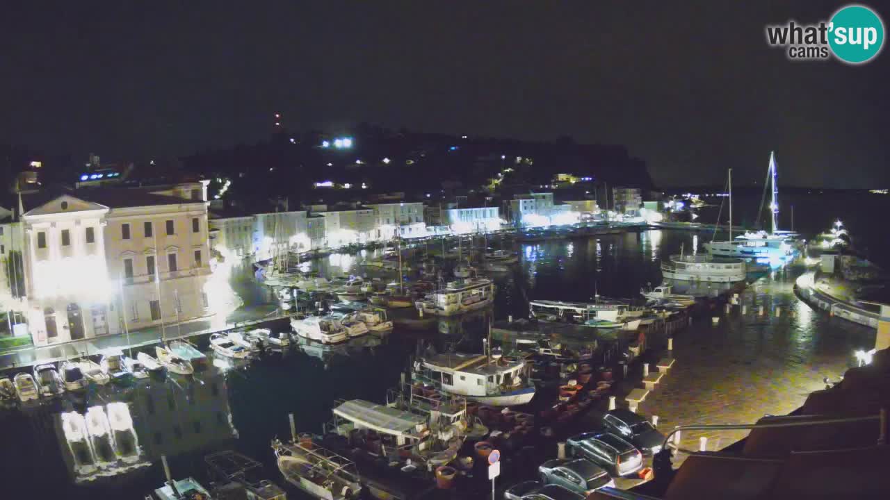 Live-Webcam aus Piran “Mandrač” – Erstaunliche Live-Ansicht von Villa Piranesi