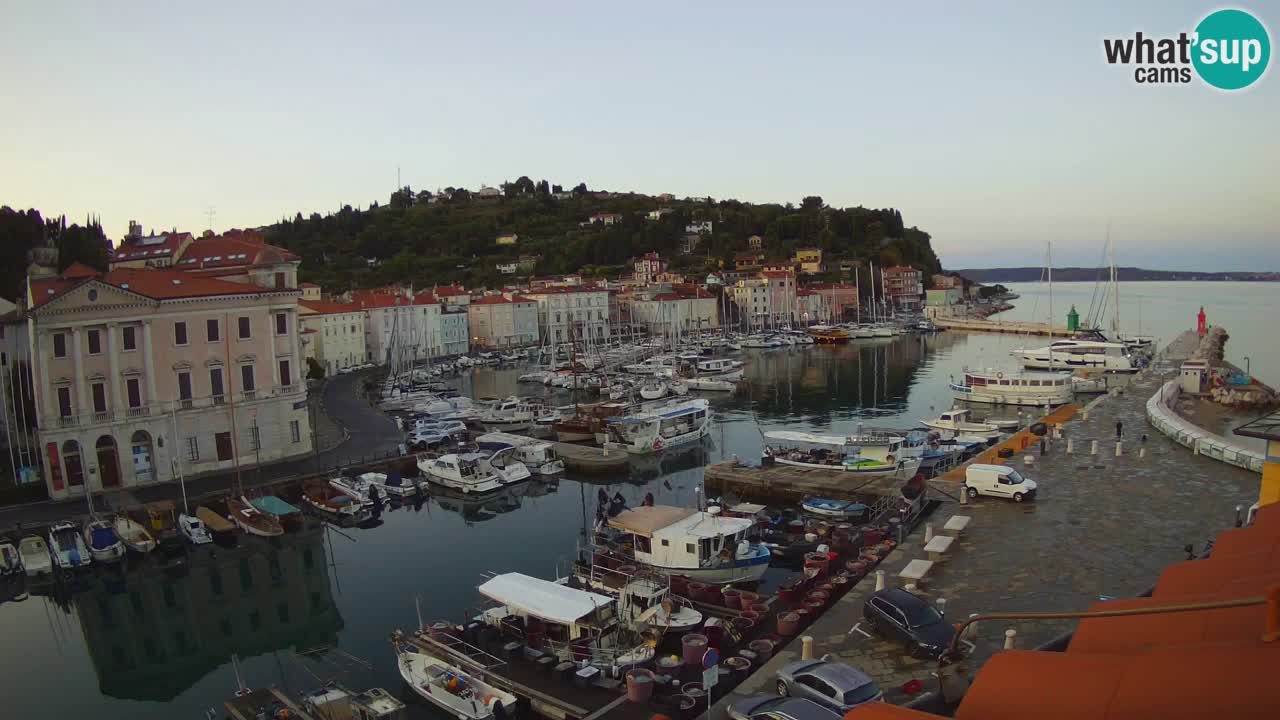 Live webcam from Piran “Mandrač” – Amazing live view from Villa Piranesi