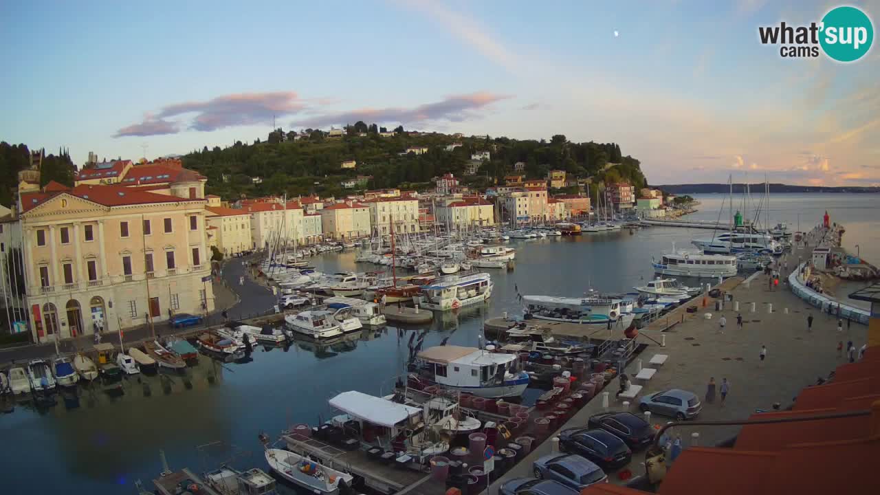 Live webcam from Piran “Mandrač” – Amazing live view from Villa Piranesi
