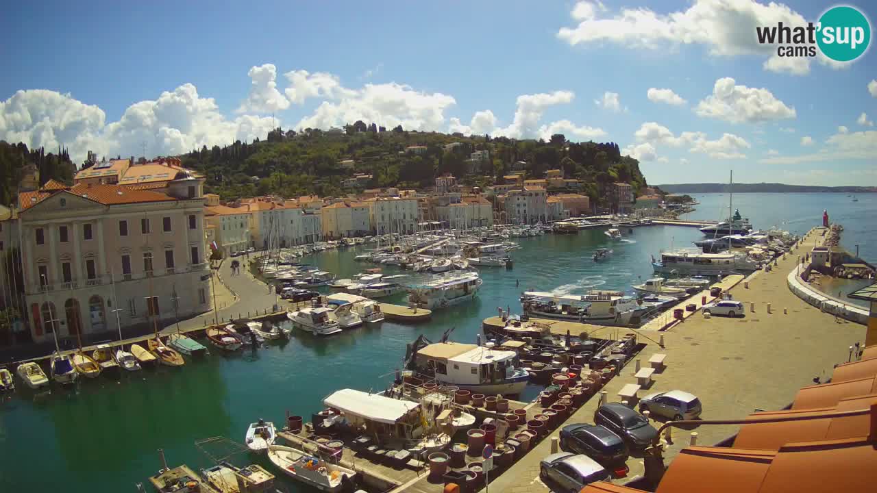 Live webcam from Piran “Mandrač” – Amazing live view from Villa Piranesi