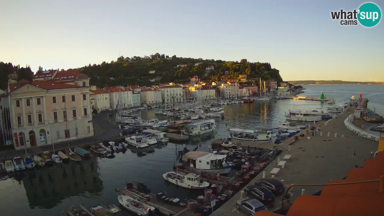 Live webcam from Piran “Mandrač” – Amazing live view from Villa Piranesi