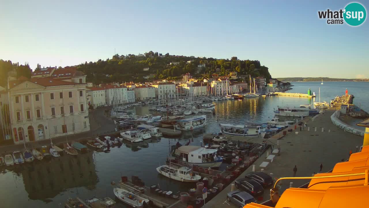 Live-Webcam aus Piran “Mandrač” – Erstaunliche Live-Ansicht von Villa Piranesi