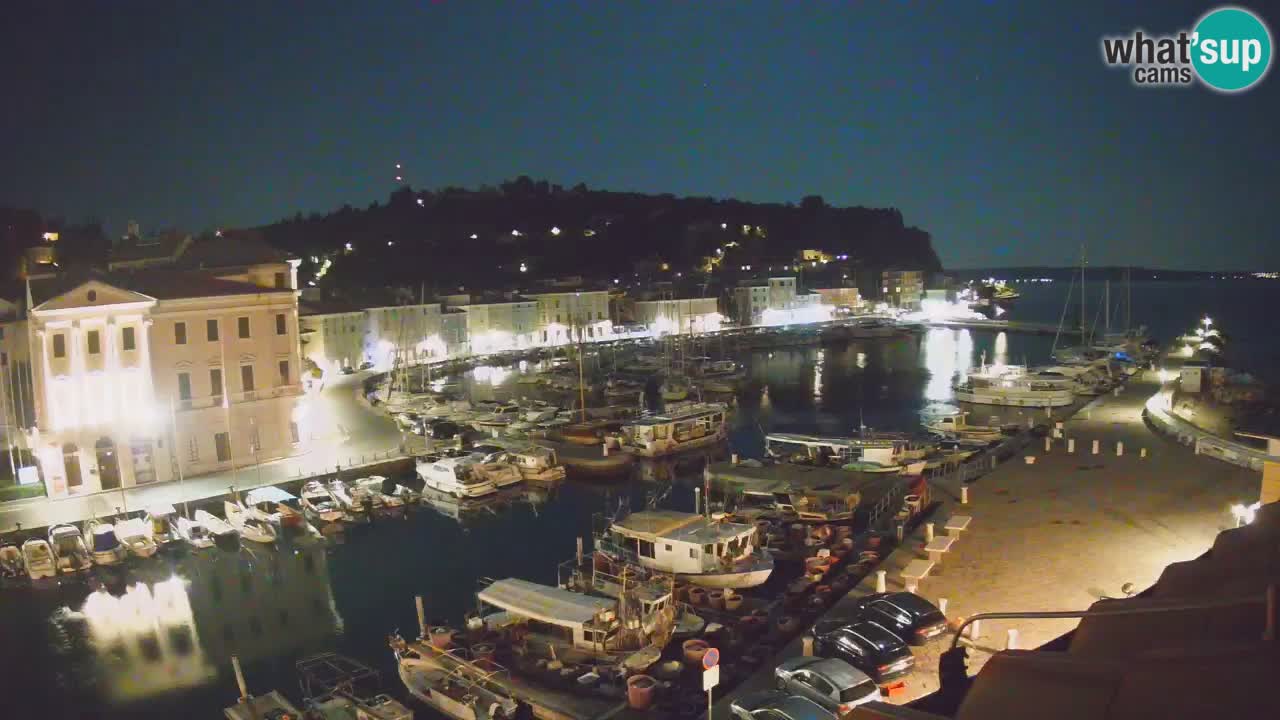 Live-Webcam aus Piran “Mandrač” – Erstaunliche Live-Ansicht von Villa Piranesi