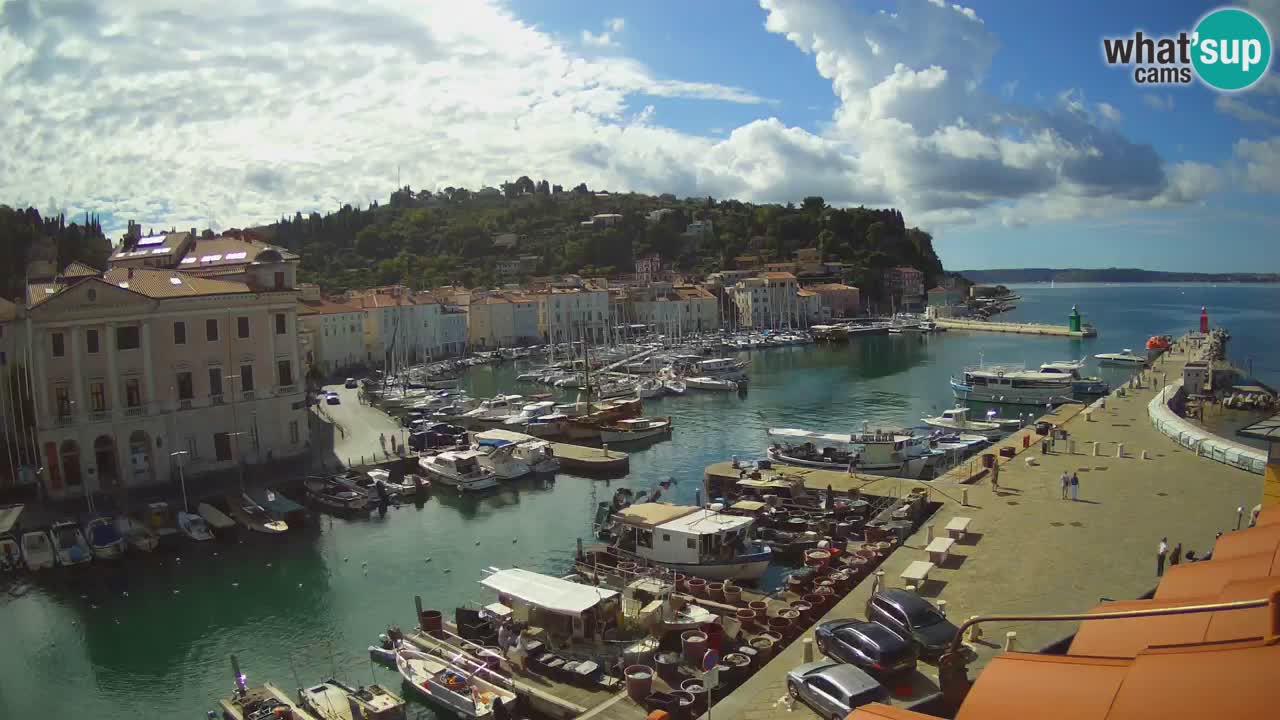 Cámara web en vivo desde Piran “Mandrač” – Increíble vista en vivo desde Villa Piranesi