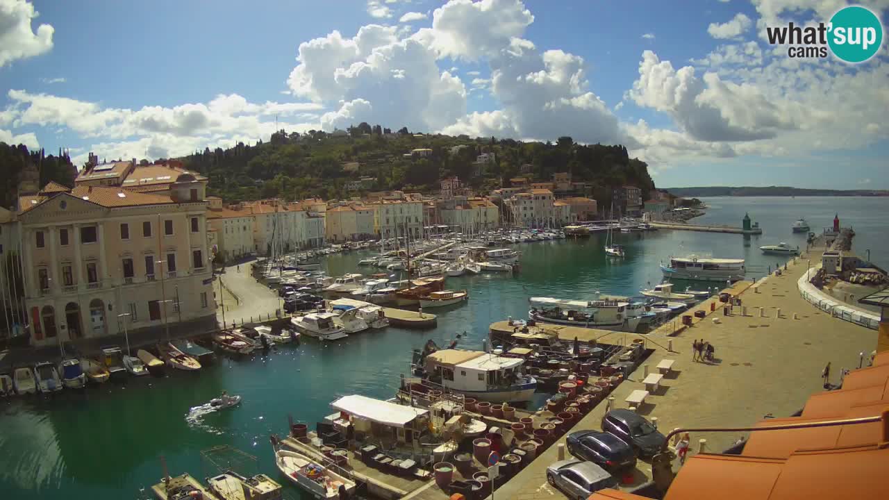Live webcam from Piran “Mandrač” – Amazing live view from Villa Piranesi