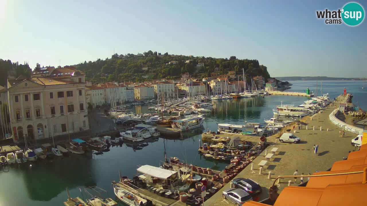 Cámara web en vivo desde Piran “Mandrač” – Increíble vista en vivo desde Villa Piranesi