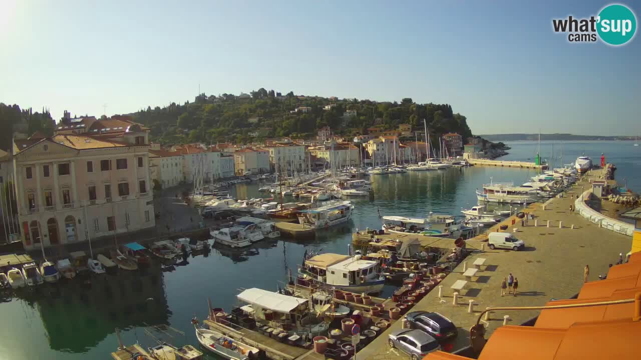Cámara web en vivo desde Piran “Mandrač” – Increíble vista en vivo desde Villa Piranesi