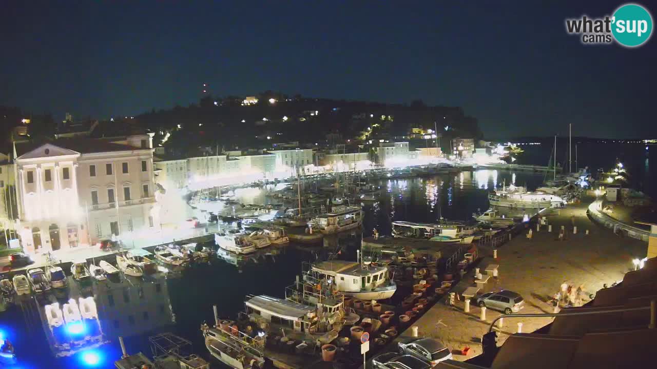 Live-Webcam aus Piran “Mandrač” – Erstaunliche Live-Ansicht von Villa Piranesi
