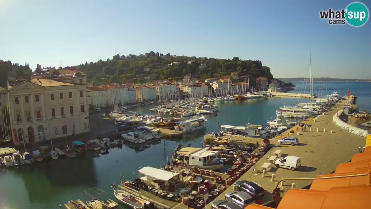 Cámara web en vivo desde Piran “Mandrač” – Increíble vista en vivo desde Villa Piranesi