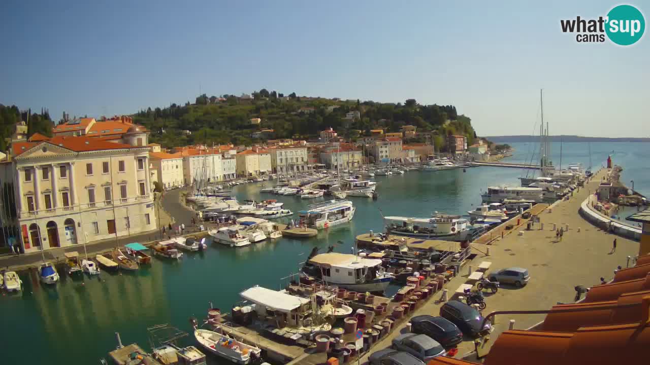 Cámara web en vivo desde Piran “Mandrač” – Increíble vista en vivo desde Villa Piranesi