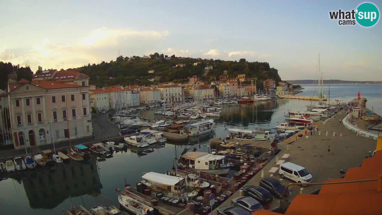 Live webcam from Piran “Mandrač” – Amazing live view from Villa Piranesi