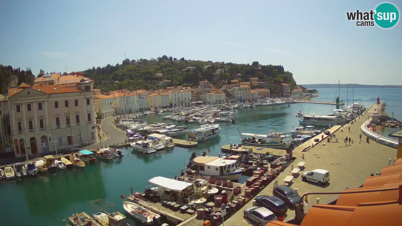 Cámara web en vivo desde Piran “Mandrač” – Increíble vista en vivo desde Villa Piranesi