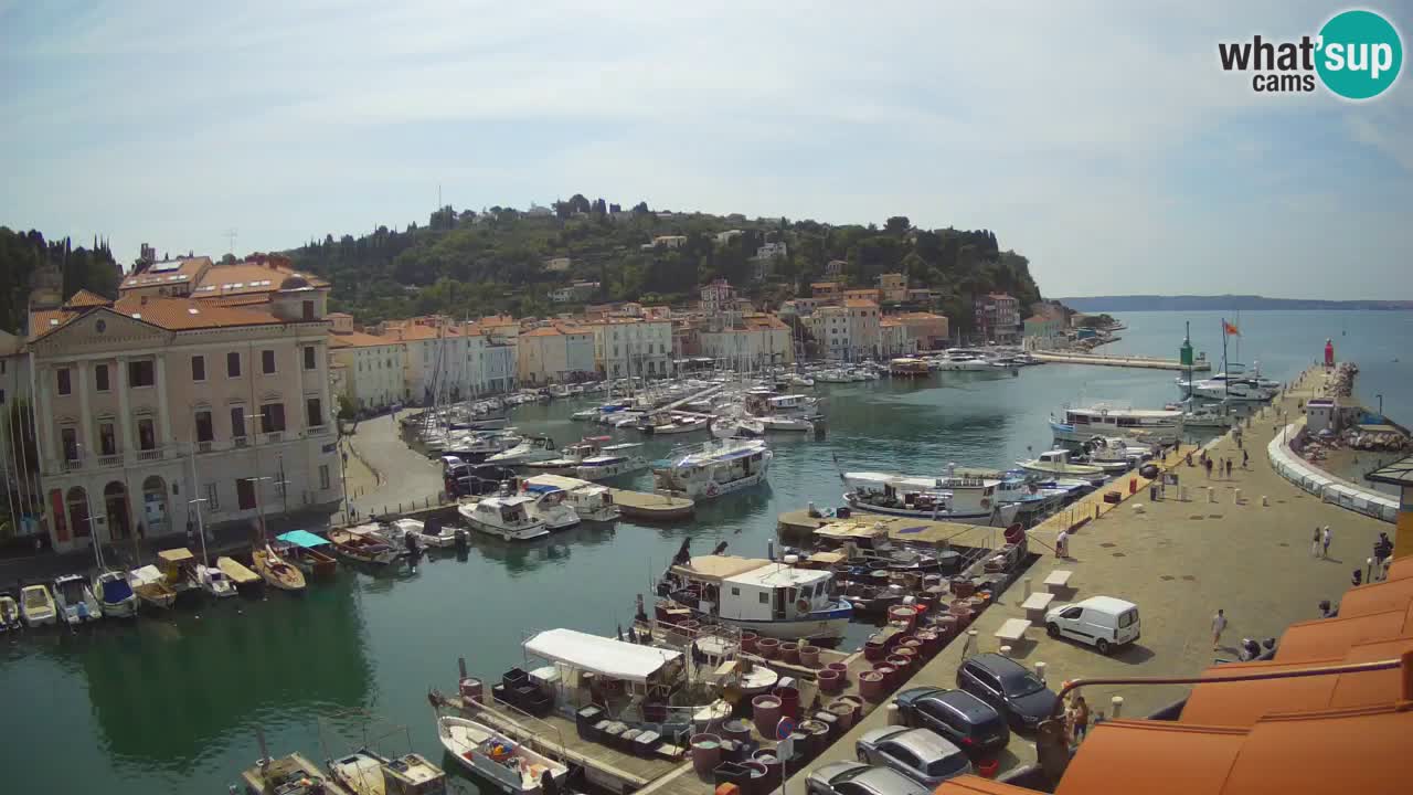 Cámara web en vivo desde Piran “Mandrač” – Increíble vista en vivo desde Villa Piranesi